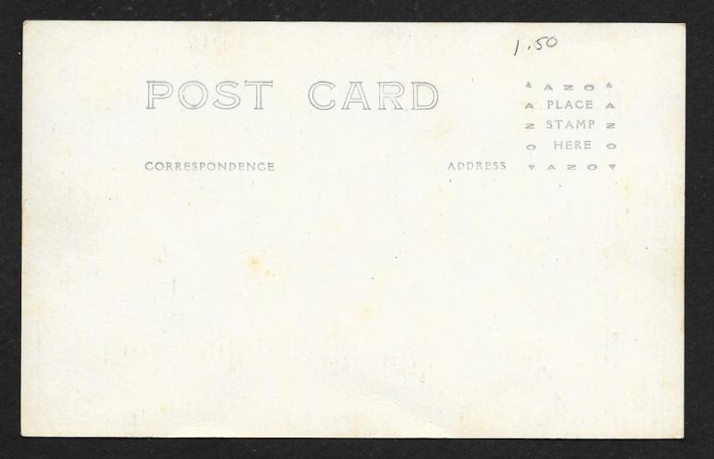 Artillery Railroad Tracks & Men RPPC Unused c1910s