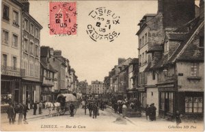 CPA LISIEUX Rue de Caen (1227392)