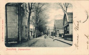 Netherlands Zaandam Papenpad Sluis Vintage Postcard 03.58