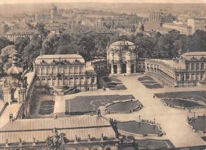 B97751 der zwinger zu dresden gesamtansicht germany  real photo