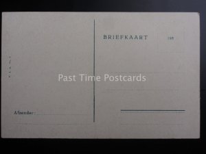 Netherlands ALKMAAR showing Working Barges - Old Postcard by P.A.A. No.8