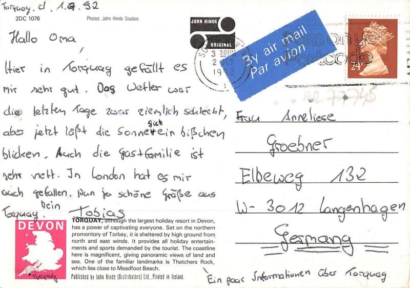 BR77745 torquay devon   uk