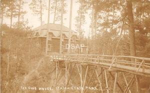 C91/ Park Rapids Itaska State Park Minnesota Mn 1917 RPPC Postcard Club House