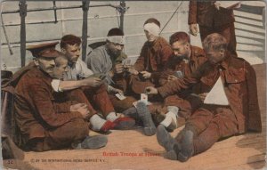 Postcard British Military Troops at Havre France