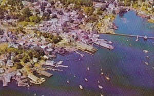 Maine Boothbay Harbor Airview Of Boothbay Harbor