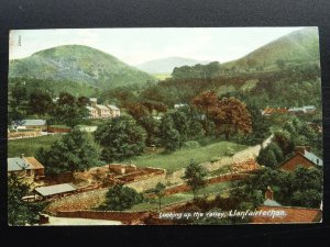 Wales LLANFAIRFECHAN Looking up the Valley c1905 Postcard by The Wrench Series