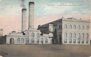 Redondo California Electric Power Plant, Color Lithograph Vintage PC U11848