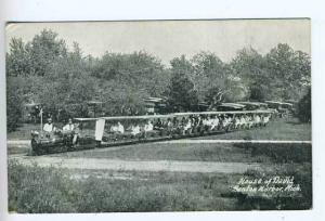 Benton Harbor MI House David Miniature Train Postcard 2