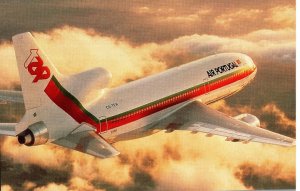 Air Portugal TriStar Airplane Postcard