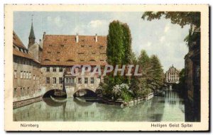 Postcard Old Nurnberg Heiligen Geist Spital