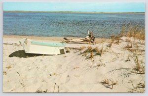 Cape Cod Massachusetts~Monomoy National Wildlife Refuge~Beach~1960s Postcard