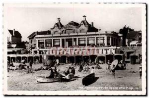 Postcard Modern Pornichet The Casino and the Beach