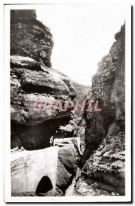 Old Postcard Beuil The Road In The Gorges Du Cians