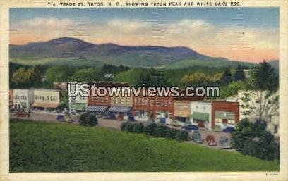 Trade Street in Tryon, North Carolina