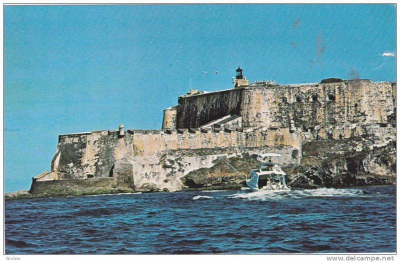 Castillo San Felipe Del Morro (EL MORRO) Guarding The Entrance To Old San Jua...