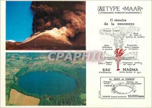 Postcard Modern Gour Tazenat (depth 70 meters) of Auvergne Image Volcant a dy...
