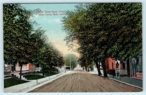 BATH, Pennsylvania PA ~ CHESTNUT STREET from Main Street ca 1910s Postcard