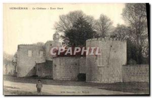 Old Postcard Surgeres Chateau North Tower