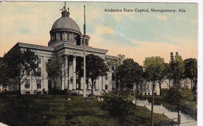 Alabama Montgomery State Capitol Building 1913