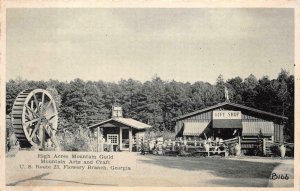 HIGH ACRES MOUNTAIN GUILD FLOWERY BRANCH GEORGIA DEXTER PRESS POSTCARD c. 1940s