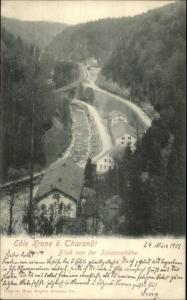 Edle Krone b. Tharandt c1905 Used Postcard