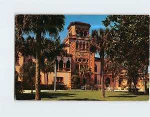 Postcard East Façade of John Ringling Residence Sarasota Florida USA