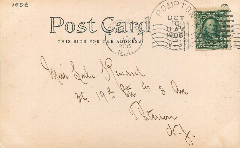 Postcard RPPC New Jersey Pompton Lakes Crawford Inn occupation 23-10211