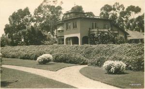 Arts & Crafts Home C-1915 Los Angeles California RPPC real photo postcard 10704