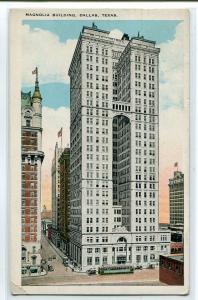 Magnolia Building Dallas Texas 1928 postcard 
