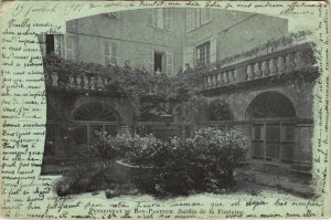 CPA CLERMONT-FERRAND Pensionnat du Bon-Pasteur Jardin de la Fontaine (1254179)