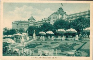 Czech Republic - Karlsbad Hotel Imperial mit Terrasse Karlovy Vary 03.01