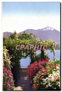 Postcard Old Villa Carlotta Giardino