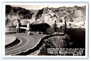 Boulder Dam Observation Point NV Nevada Real Photo RPPC Postcard (FH12)