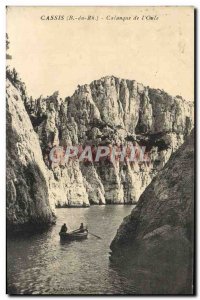 Old Postcard Cassis Calanque of & # 39Oule