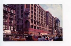 Philadelphia PA Street View Old Cars Vintage Store Fronts Postcard