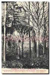 Old Postcard Lucheux (Somme) The Castle Ruins and the Old Dungeon to drill No...