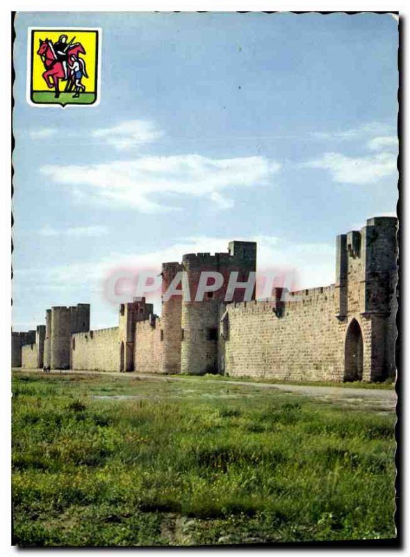 Postcard Modern Aigues Mortes XIII S Commences Remparts in St. Louis and comp...