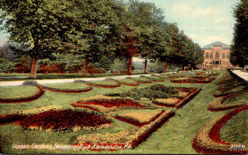 Pennsylvania Philadelphia Fairmount Park Sunken Gardens