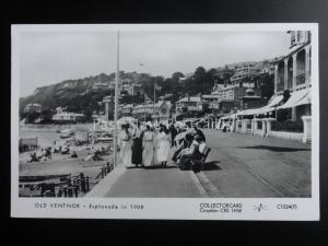 Isle of Wight VENTNOR Esplanade c1908 Pamlin Print RP Postcard C1024(F)