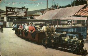 Savin Rock CT White City Miniature RR Train Railway c1910 Postcard
