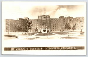 Milwaukee WI RPPC St Joseph's Catholic Hospital~Sisters Felician & Augusta 1938