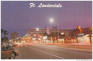 Los Olas and Atlantic Boulevard, The Action Spot, Fort Lauderdale, Florida,...