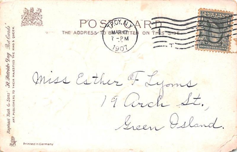 Saint Patricks Day  Saint Patricks Day Postcard