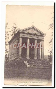 around d & # 39Auray Old Postcard The Martyrs Field