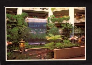 HI Waikiki Waterfall Gardens Hemmeter Shopping Center Honolulu Hawaii Postcard