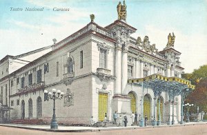 Caracas  Venezuela~Teatro Nacional~1925 J M Chirinos TINT PHOTO POSTCARD