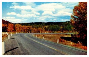 Postcard HIGHWAY SCENE Missoula Montana MT AQ0169