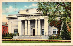 Michigan Ann Arbor Alumni Memorial Hall University Of Michigan 1943 Curteich