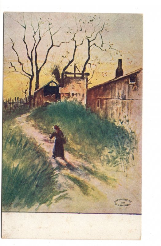 Woman Walking Home, G C Mather