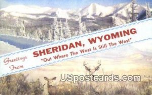 Sheridan, WY        ;      Sheridan, Wyoming 